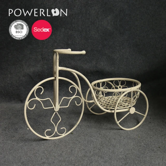 Antique Bicycle Flower Planter Stand Metal Crafts Buy Bicycle Flower