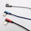 2019 New Arrival 90 Degree T Shape Micro Usb Cable Type c Usb Cable Bracelet For Samsung For Xiaomi For Huawei