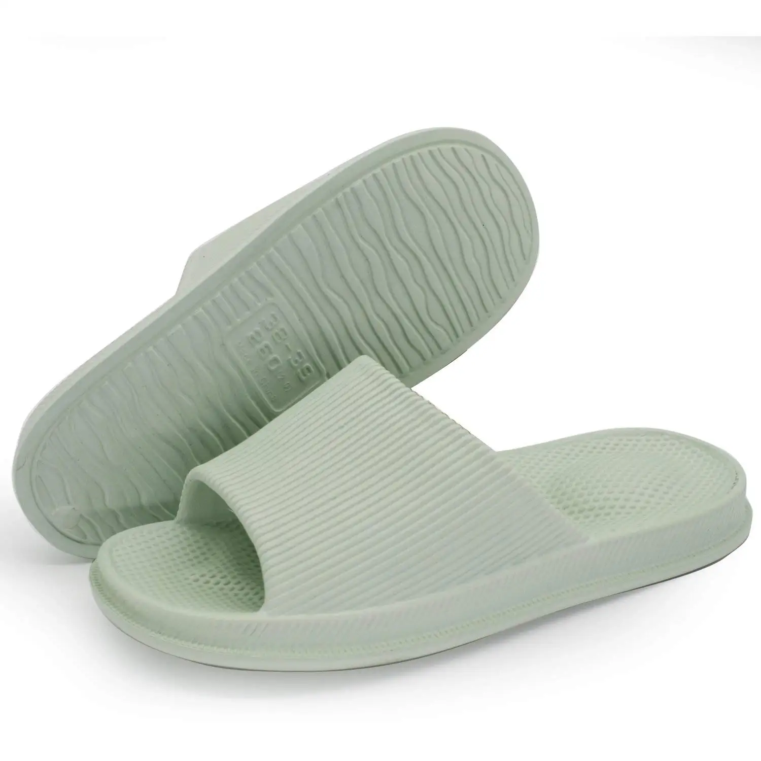 Eric Carl Women Shower Shoes Bathroom Slippers Gym Slippers Soft Sole Open Toe House Slippers