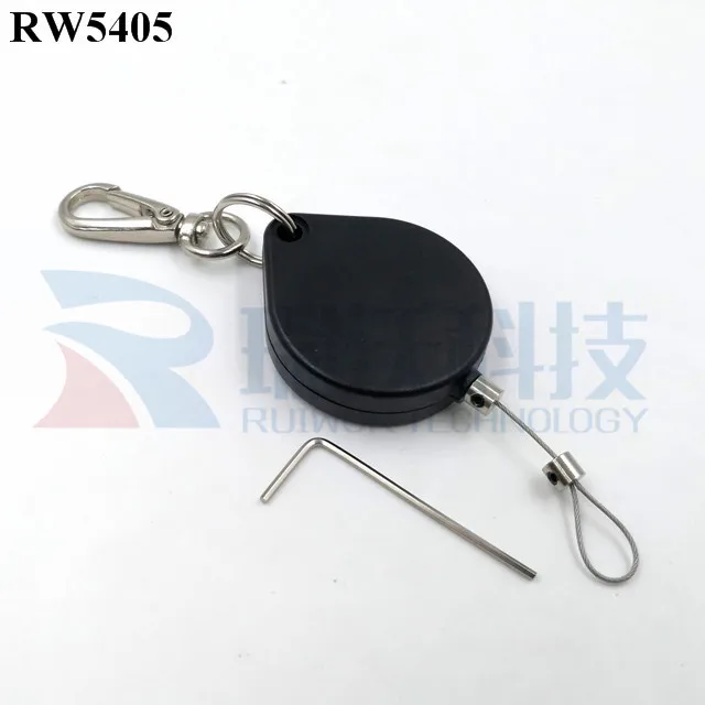 Security Tether Anti-theft Pull Box Retractable Stainless Steel Wire ...