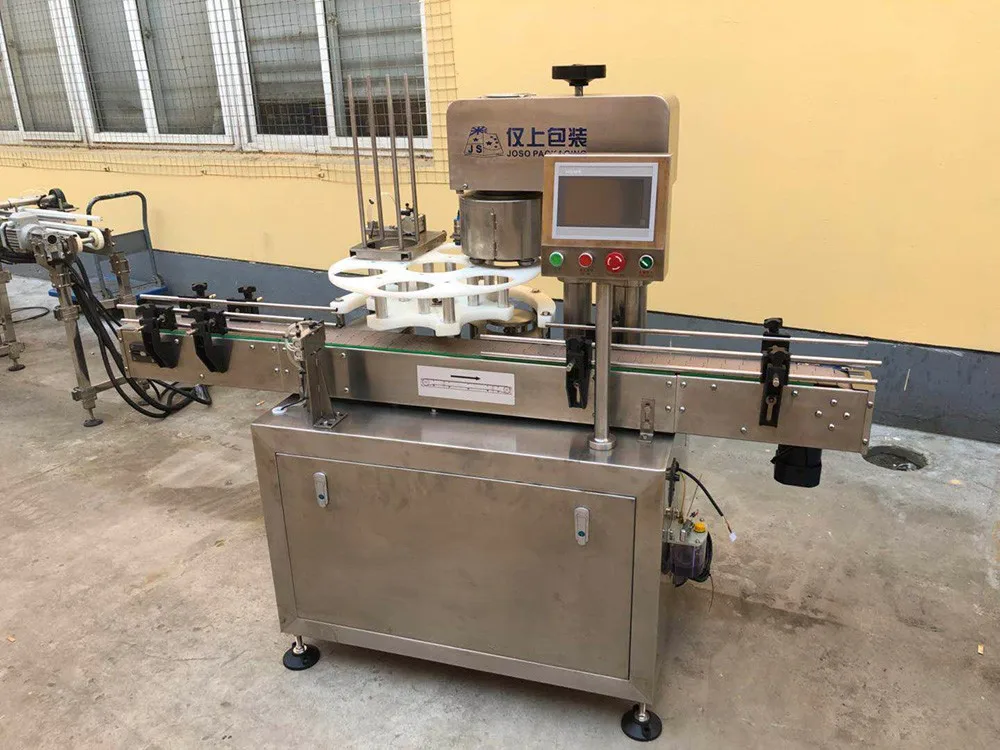 Small Food Canning Machine Can Tine Sealing Machine Rotary Model Sus304