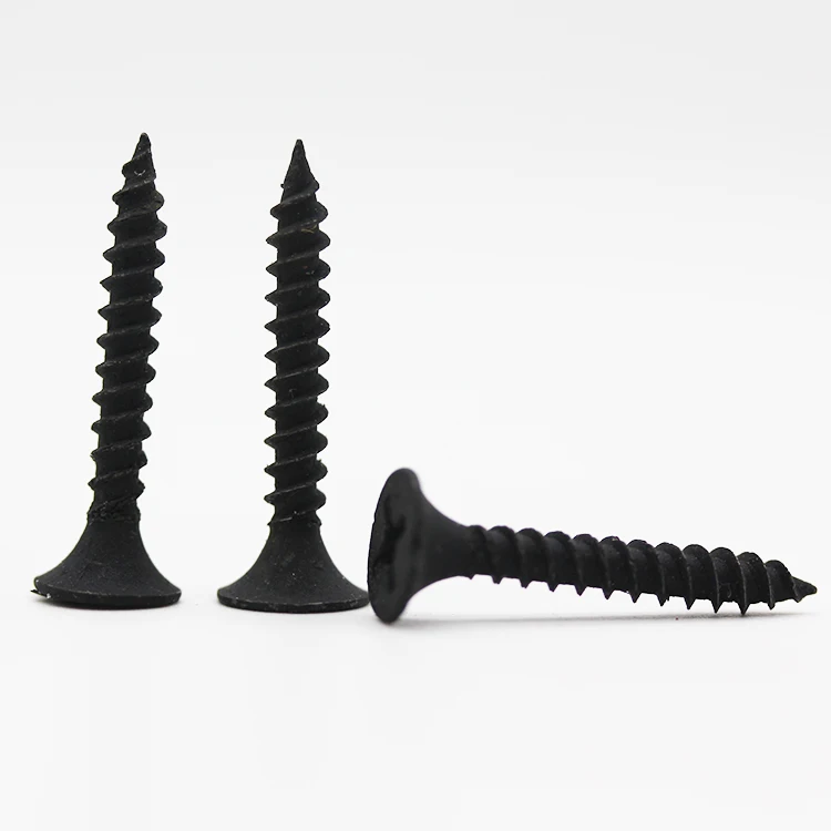 
drywall screw 3.5x25 black phosphate 3.5x25mm black drywall screw 