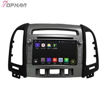2015 Top Newly Cortex A9 Dual-Core Android 4.4.4 Car Dvd Player For SANTA FE 2012 With GPS Free Map Bluetooth Free Shipping