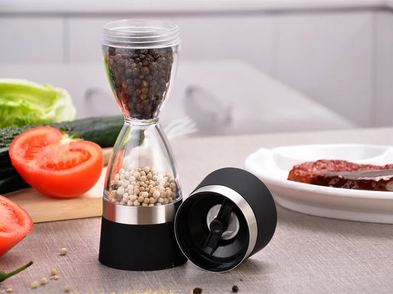 Stainless Steel Machine Pepper Grinding Salt Mill Hand Black Pepper Seasoning Grinder Buy