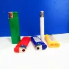Refillable Flame Lighter With Colored Gas usb cigarette lighter