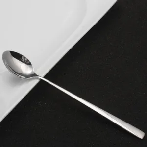 Image of Stainless long handle spoon China Spoon Elegant stainless steel ice teaspoon