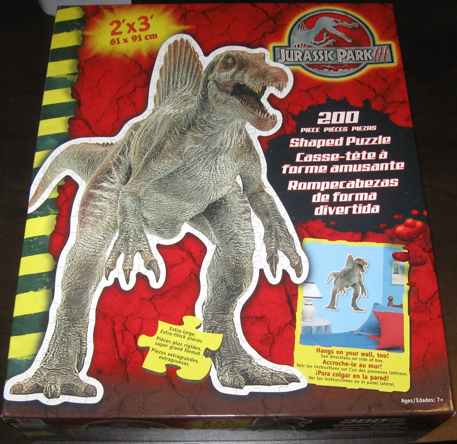 Buy Jurassic Park - JUMBO 200pc T-REX Dinosaur Puzzle (2ft ...