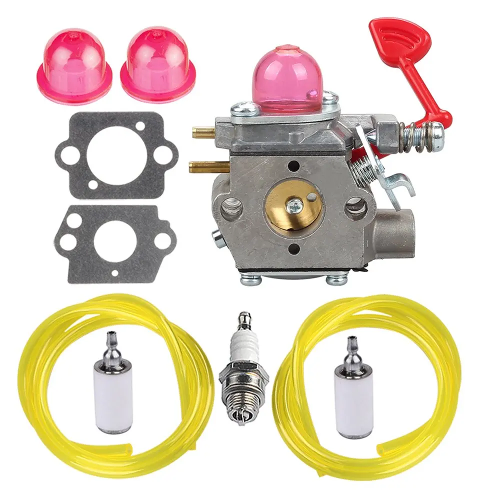 Get Quotations · HIPA WT-875 Carburetor with Fuel Line Filter Spark Plug for Craftsman Poulan Pro Blower