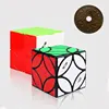2018 QiYi new design puzzle MoFangGe Coin Magic Cube toys for kids educational collection