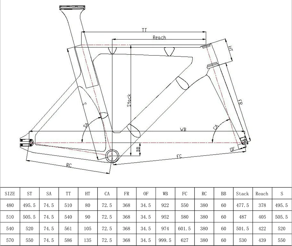 Top Chinese Fixed Gear 700c carbon fiber track carbon bike frame TR011 1