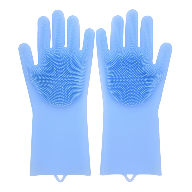 

Silicone Heat-Resistant Gloves Slip-resistant Kitchen Cleaning Gloves Hand Gloves Rubber Silicone, Customized