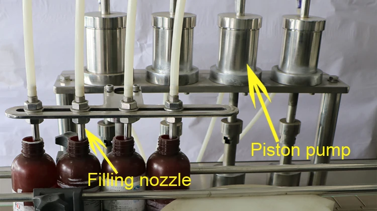 four head filling machine