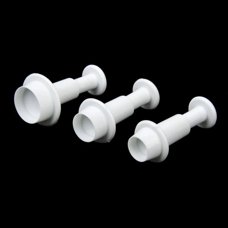 

DIY cake baking mold Round 3 piece per set compression mold decoration cookies press mold, Stochastic