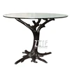 Custom bronze oak tree table statue for home decoration