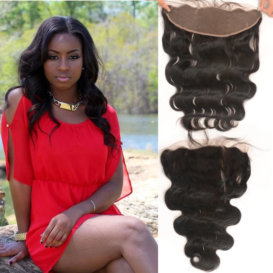 

8A Grade Raw Indian Remy Hair Full Frontal Closure 13x4 Ear to Ear Lace Frontals with Baby Hair Indian Human Hair Cheapest