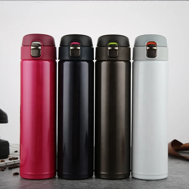 

China made new product promotional thermo mug & BPA FREE stainless steel water bottle with custom logo printing