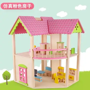 kids wooden dolls house