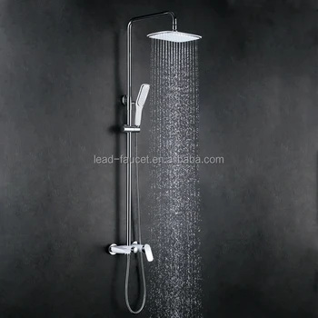 European Style Exposed Wall Mounted Faucet Luxurious Brass