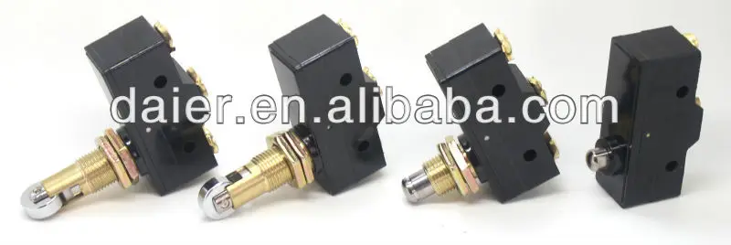 Push Button Coin Micro Switch with Screw Terminals Z-15GQ-B