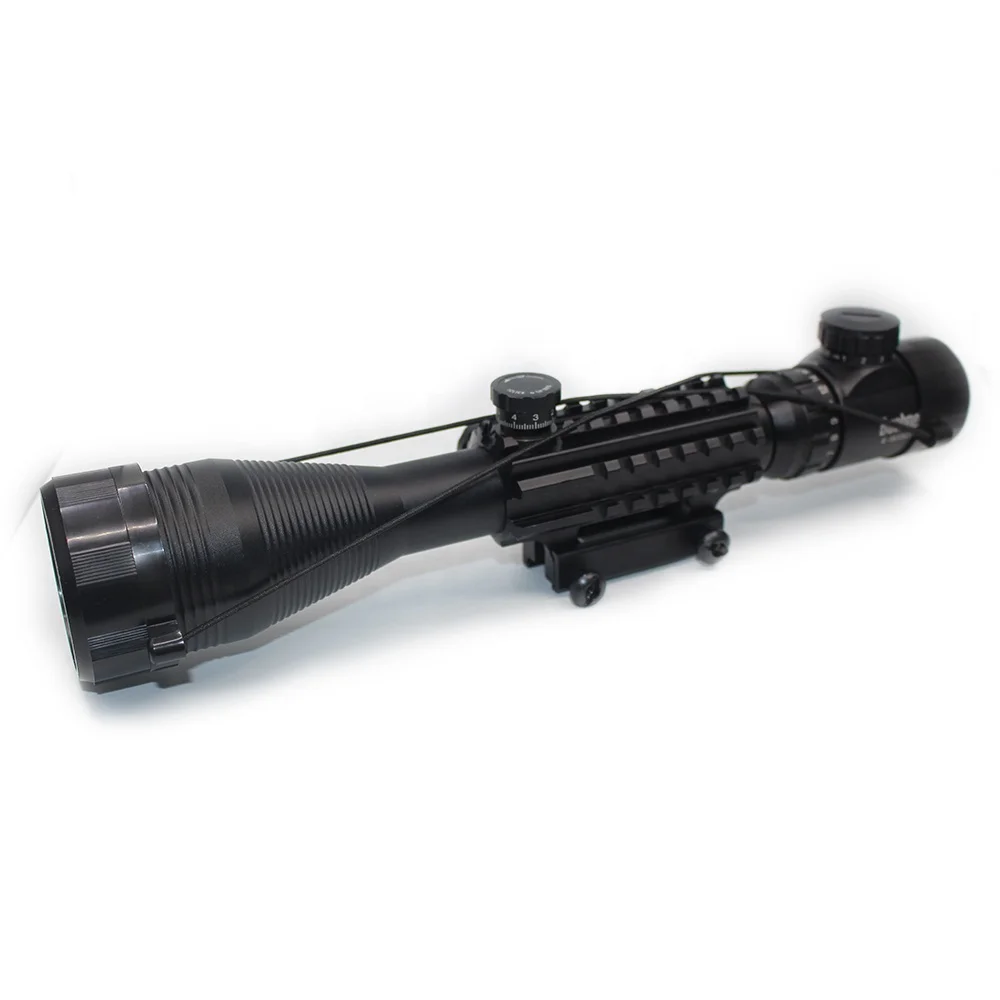 

LUGER hunting scope 4-16X50EG Red Green Illuminated riflescopes hunting scope with 20MM Rail Mount, Matte black