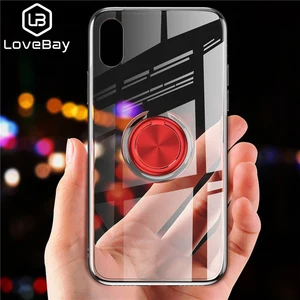 Clear Phone Case Ring Stand iPhone