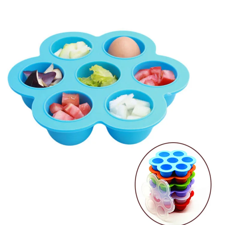 

BPA Free Silicone Egg Bites Mold, Silicone Baby Food Storage Containers, Pantone color