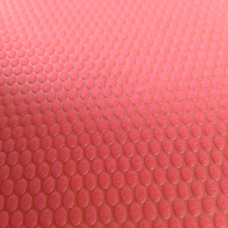 Dot Embossed Polypropylene Waterproof Colorful Nonwoven Fabric Tshirt