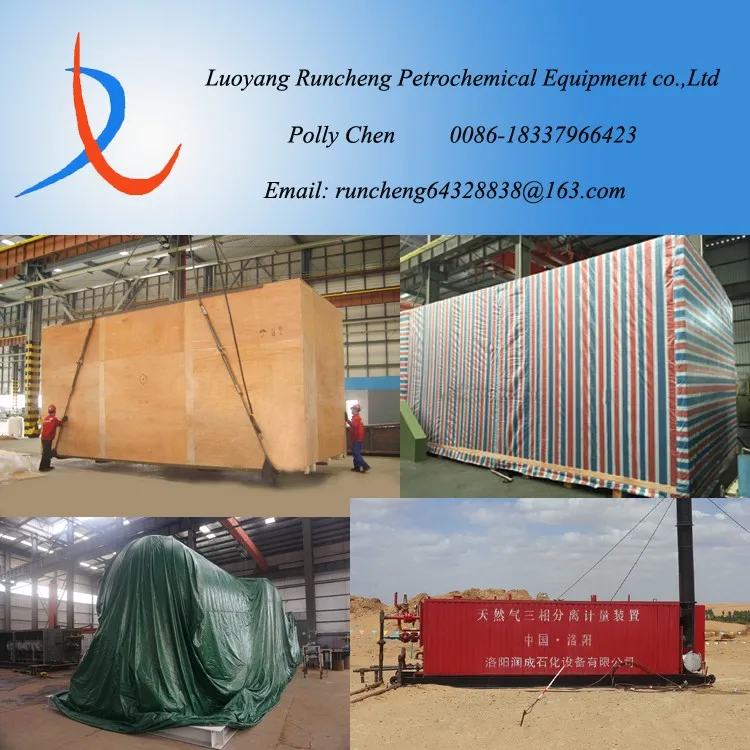 Used Skidmounted Oil Gas Water Three Phase Separator For Sale Buy