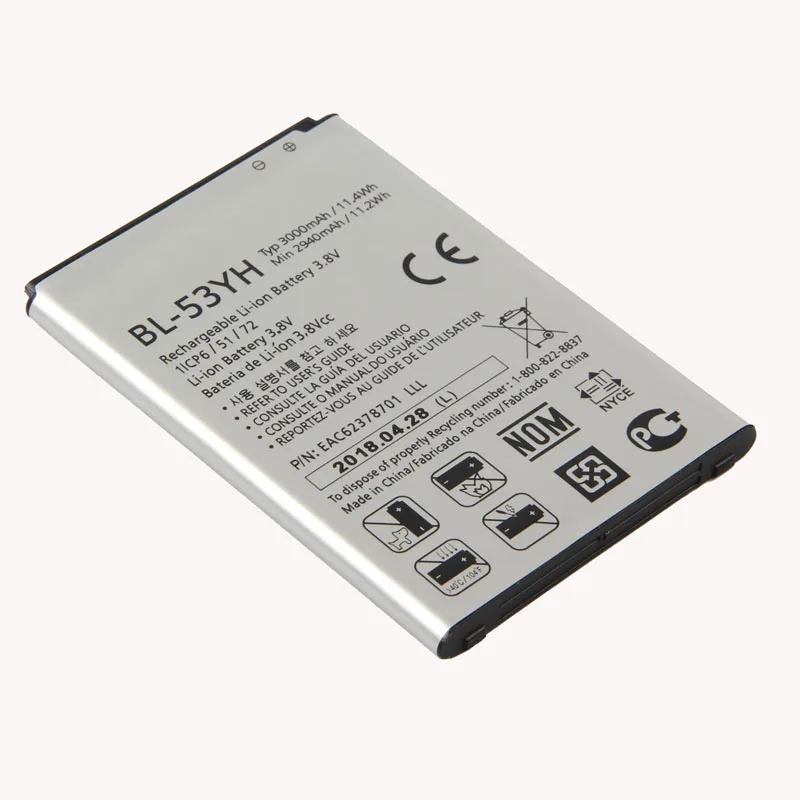 

Factory Price BL-53YH battery for LG G3 D855 D858 D859 D851 F460 D850 VS985 F400
