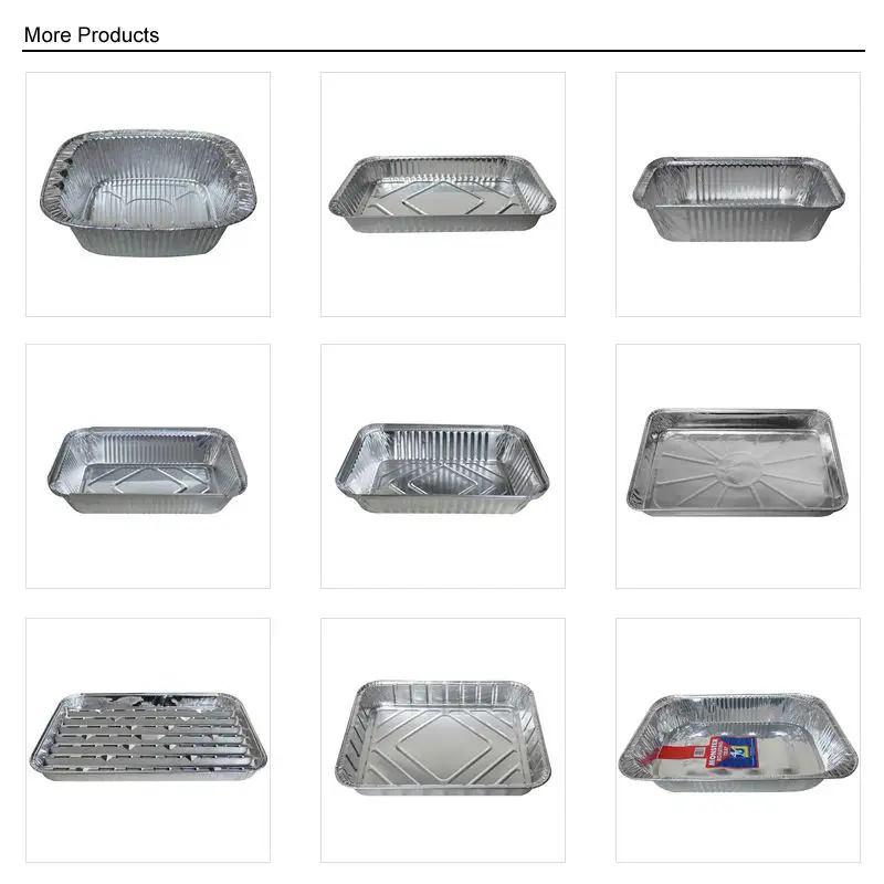 Rectangular Aluminium foil container