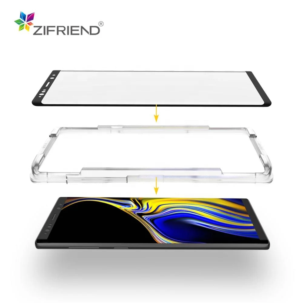 Premium 3D big curved edge full glue  tempered glass screen protector for samsung galaxy s7 s8 s9 s10 plus note 8 9