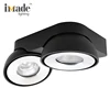 double twin adjustable 2x10W ceiling light surface mount led light fixtures