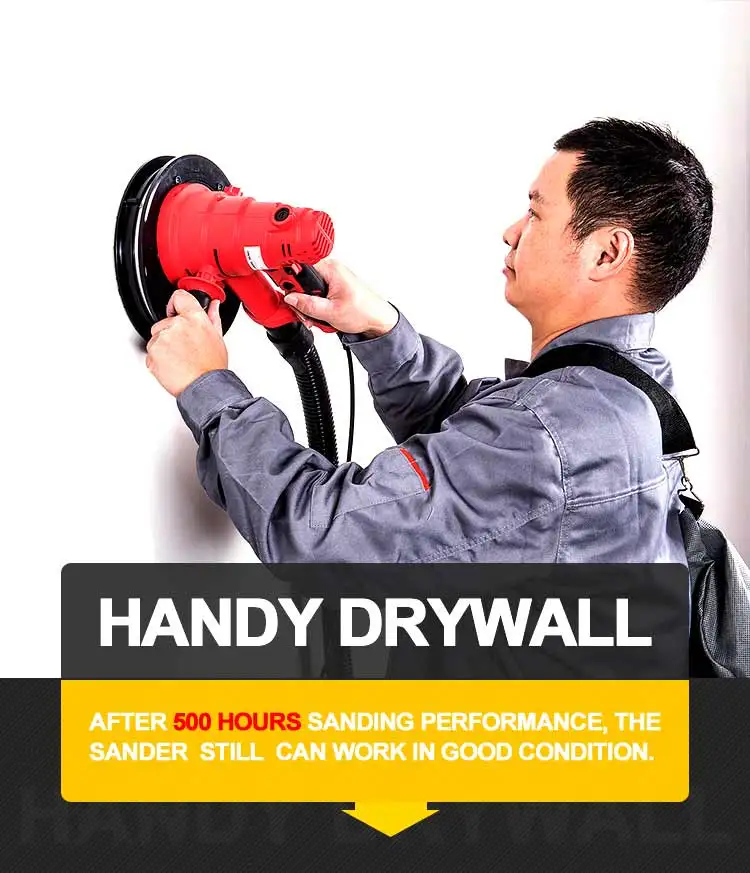 Hot selling for wall hand led drywall sander Drywall Sander Vacuum Automatic Dust Absorption