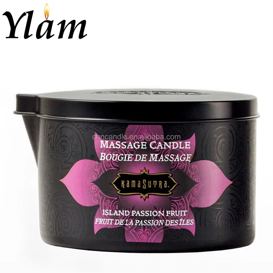 
Custom natural edible cosmetic wax materials massage candle 