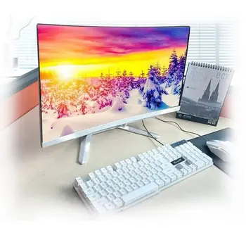 Factory Price 24 All In One Pc Intel Core I7 26m 4gb Ram 500gb Hdd Curve Screen Integrated Card Desktops All In One Computer Buy Cheap All In One Pc Desktops All In