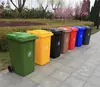 OEM customized dustbin plastic waste bin pull out pvc double classified trash bins