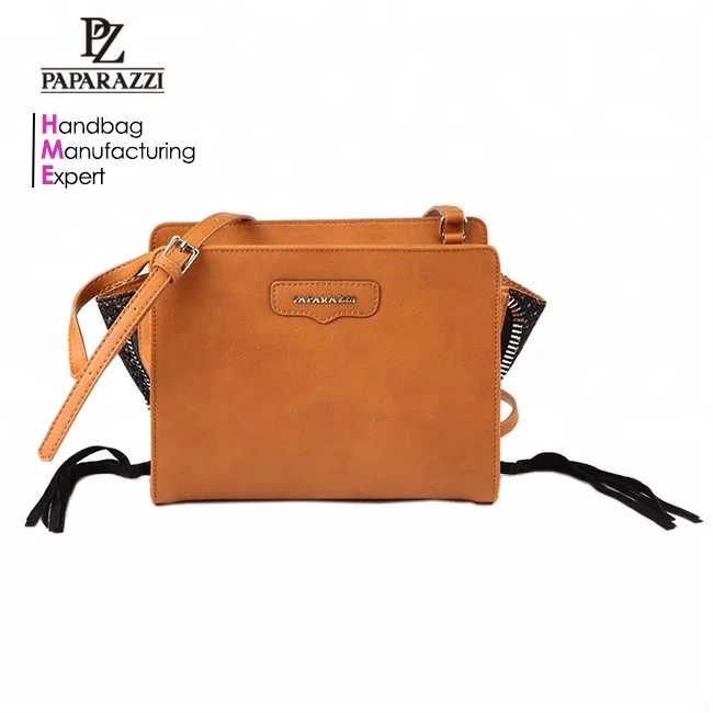 

5197-Fashion Bolso de cuero made in Myanmar manufacturer high quality ladies suede leather handbags, Brown, various colors are available