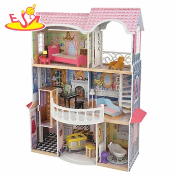 large wooden dollhouse