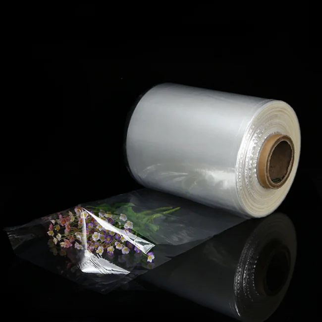 Transparent polyolefin shrink tube film for packaging