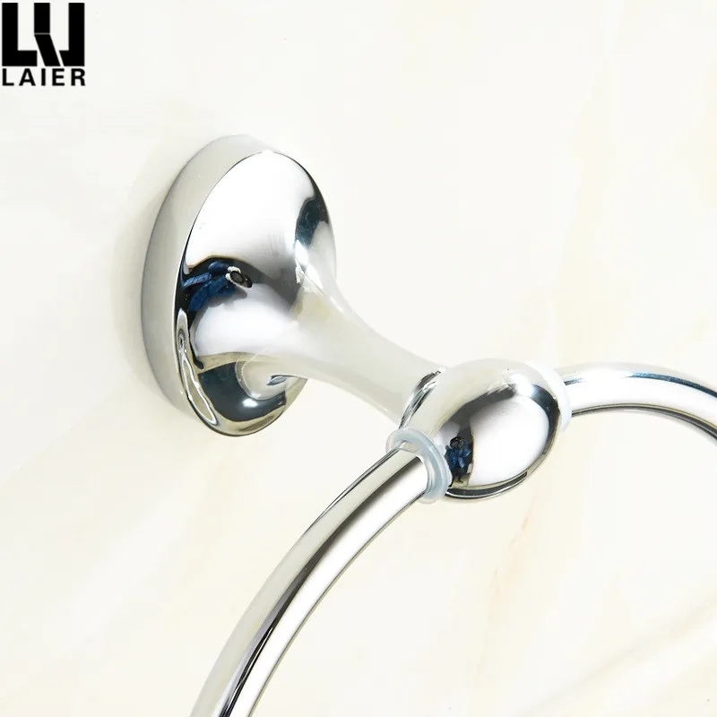 
Simple Design Zinc Alloy And Chrome Finished Bathroom Towel Ring For Bathroom Decor 
