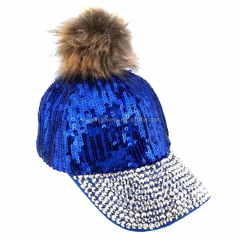 sequin ball cap