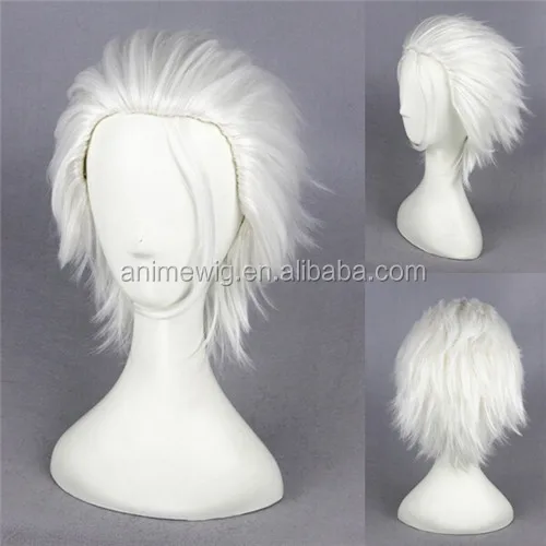 white wig anime