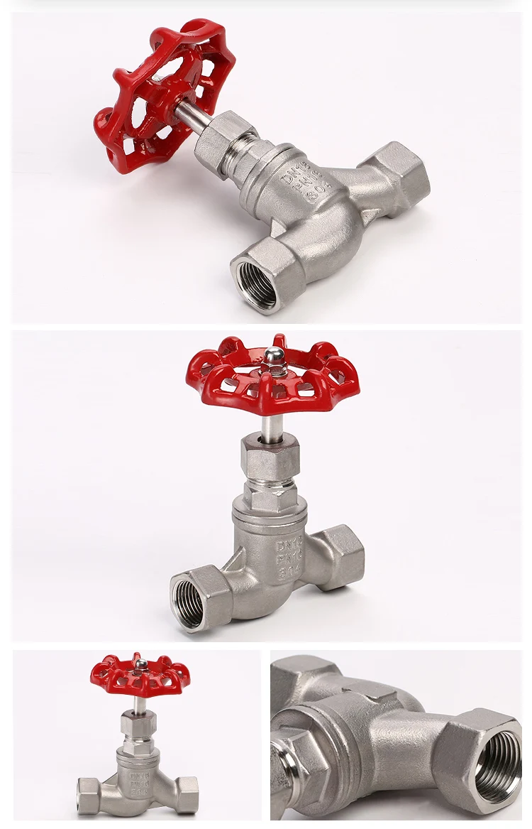 Low Pressure Stainless Steel Reduced Port Globe Valve With Locking