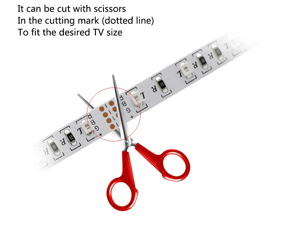 5V SMD2835 USB rgb LED strip light with low price