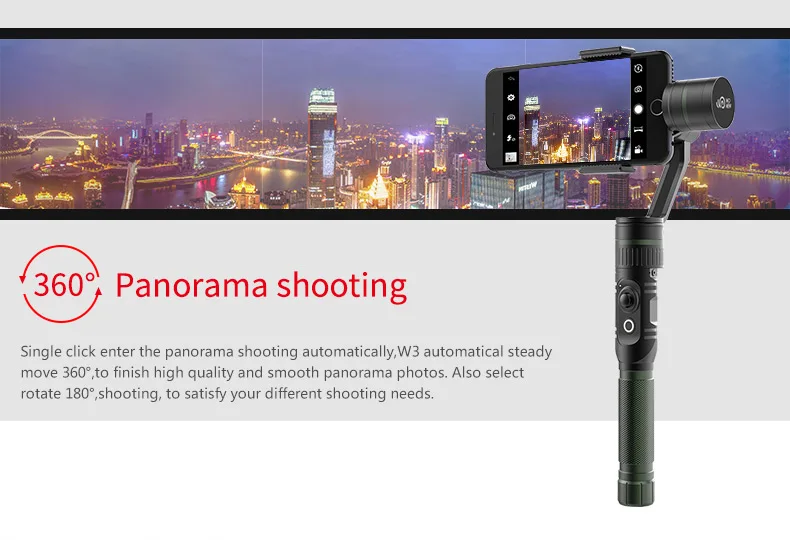 Smartphone 3 axis handheld brushless video gimbal stabilzier for sale