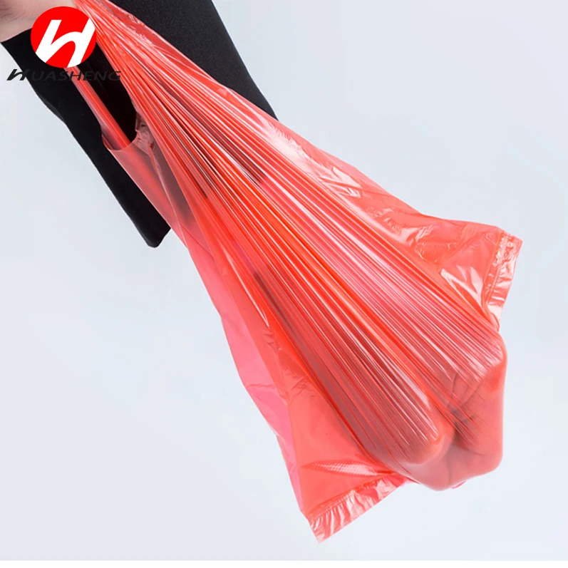 
Compostable Biodegradable Plastic T-shirt Carrier Bags 