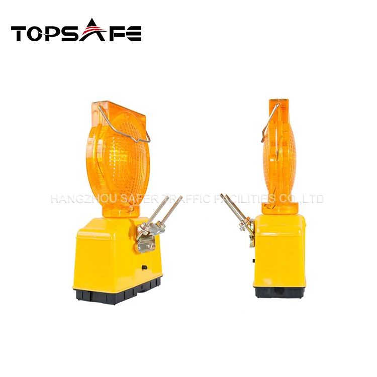 
S-1317 High Brightness Factory Price Solar Revolving Road Portable Warning Light solar barricade light 