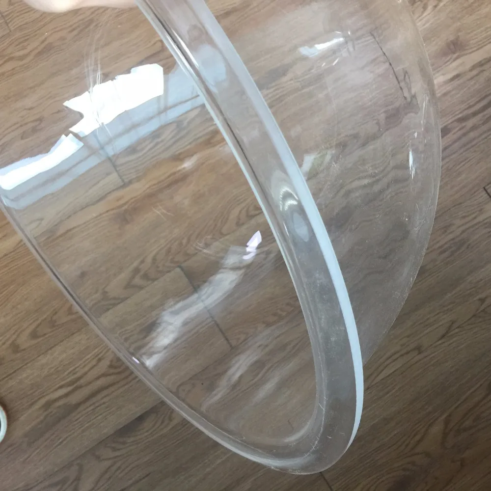 Large Clear Acrylic Vacuum Forming Plastic Dome Cover Custom Plastic