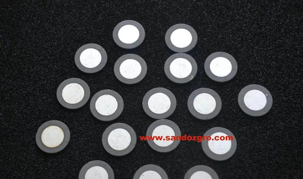 PZT ceramics conductive silver paste