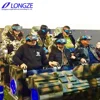 High-tech Newest Design 6DOF Platform virtual reality simulator 6 seats 9d vr cinema